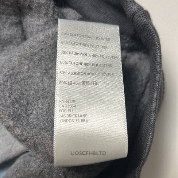 NWT Urban Outfitters Standard Cloth Tie Dye Hoodie Medium Blue - Picture 7 of 8